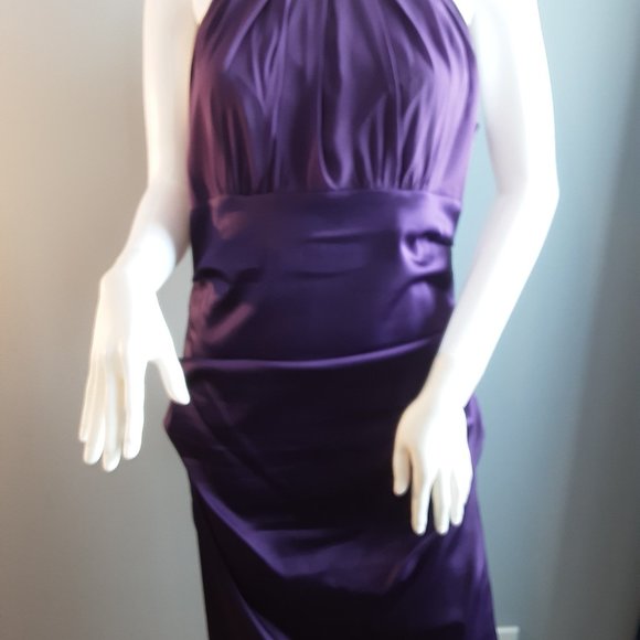 Purple  Cocktail Dress by Suzi CHIN for Maggie boutique - Picture 8 of 11